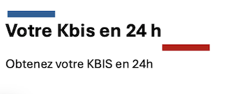 Obtenez Votre Kbis en 24h